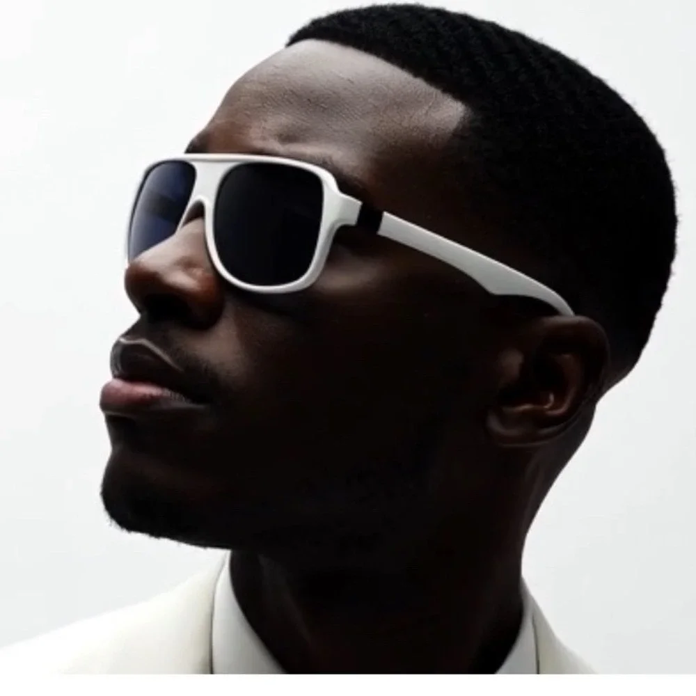 White Frame Sunglasses Square Retro UV400 Protection Fashion Shades Lentes Style